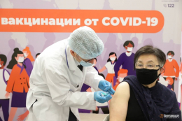 В Центре вакцинации от COVID-19 в ТРК 
